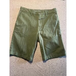 DC Straight Fit Shorts 28 Men's Green Skater Streetwear Utility